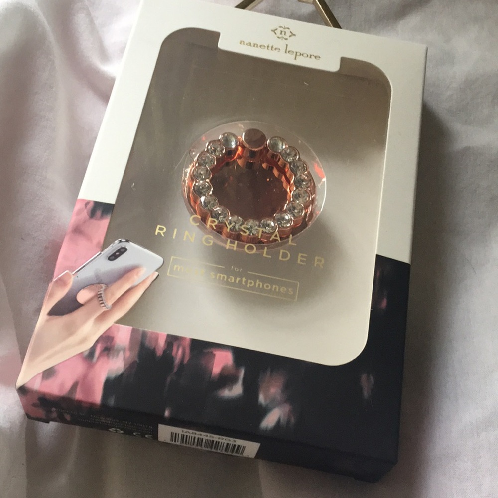 Nanette Lepore Designer Phone Ring Kickstand NIP